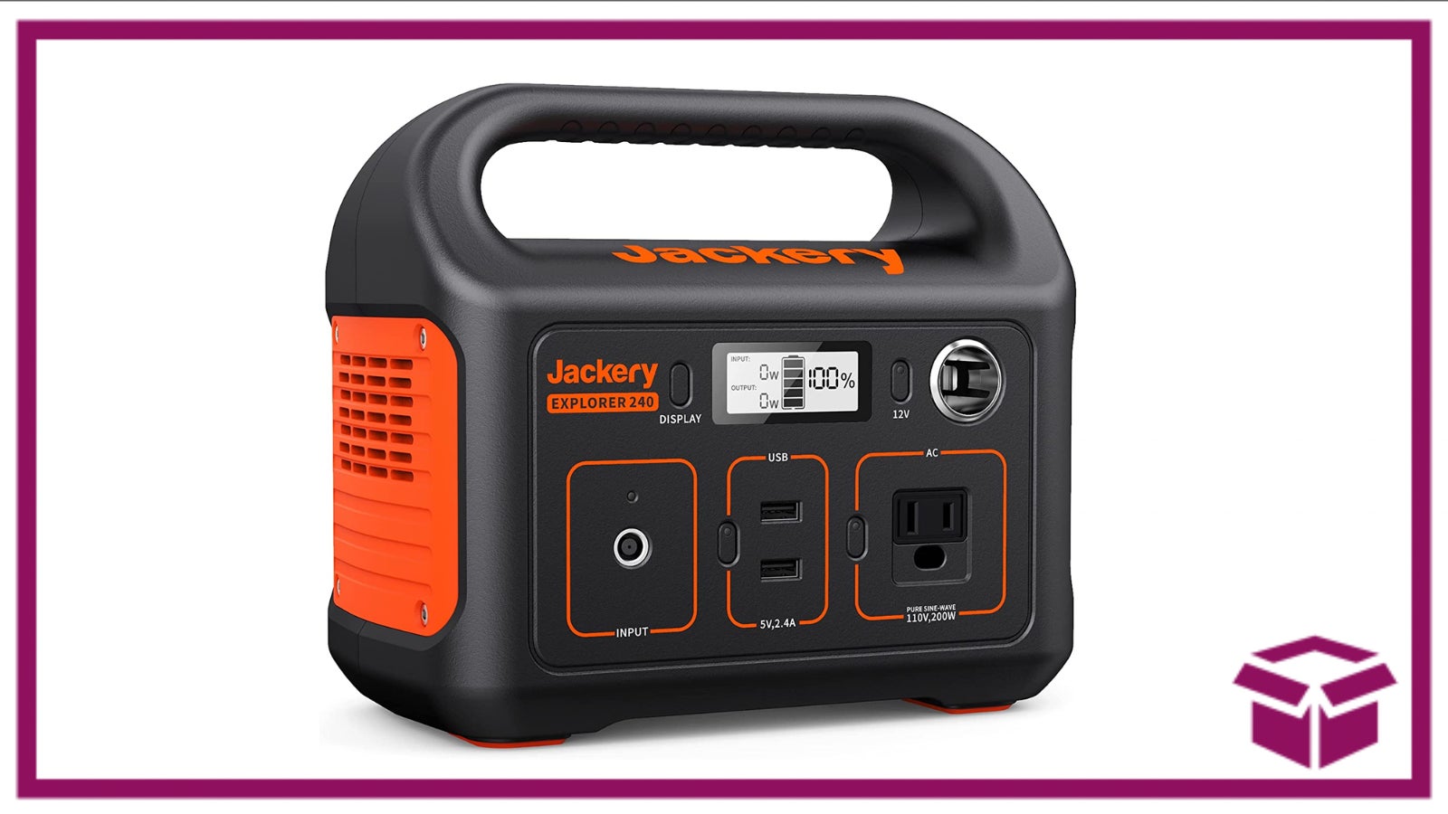 ユウJackery Portable Power 400 JACKERY 400 Watt Peak Output Explorer 290 Wh Portable Power