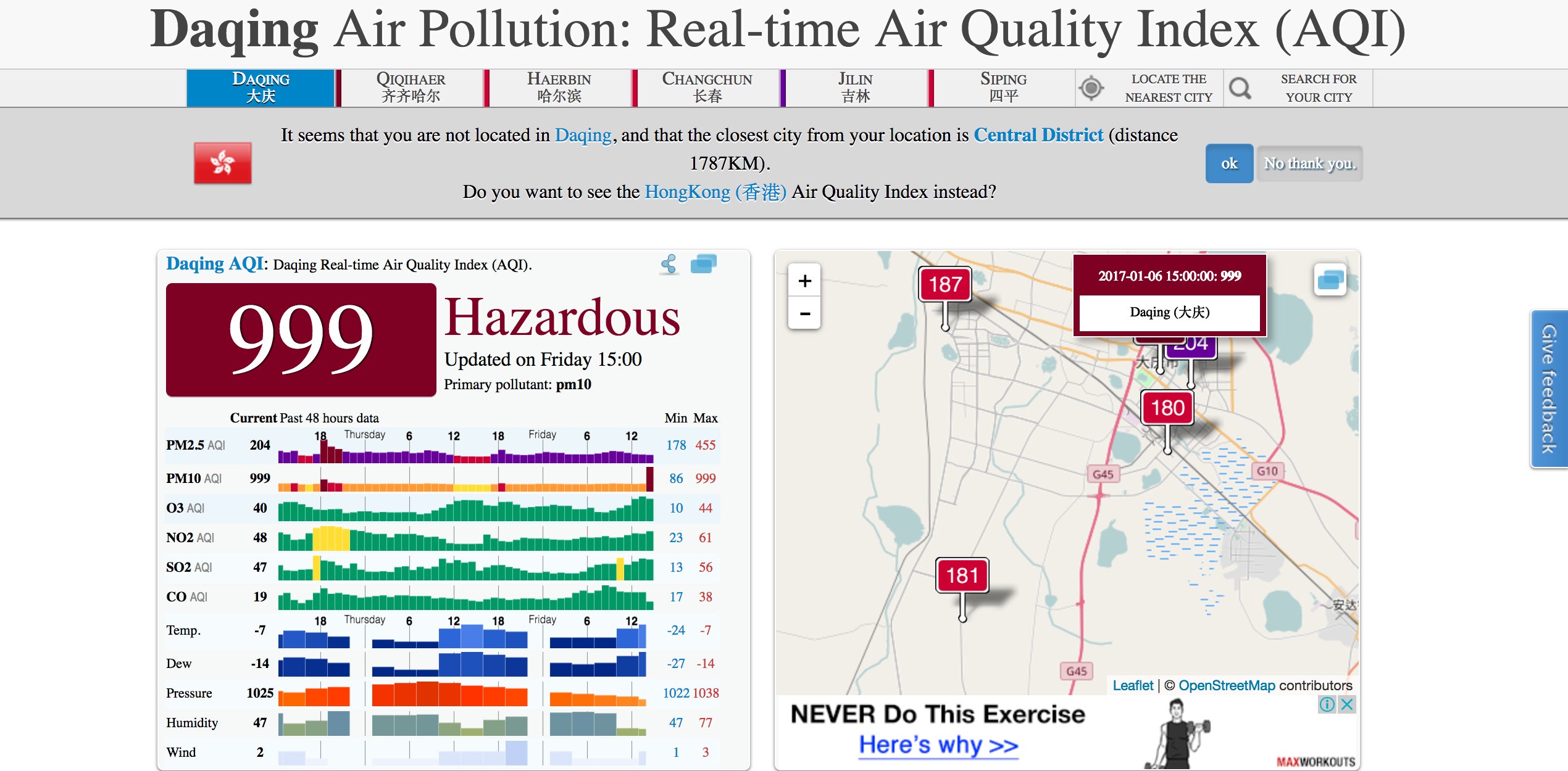ᾄῌἊるるぶ スペイン 2020ἶᾓἄ There's a part of China where the air quality index