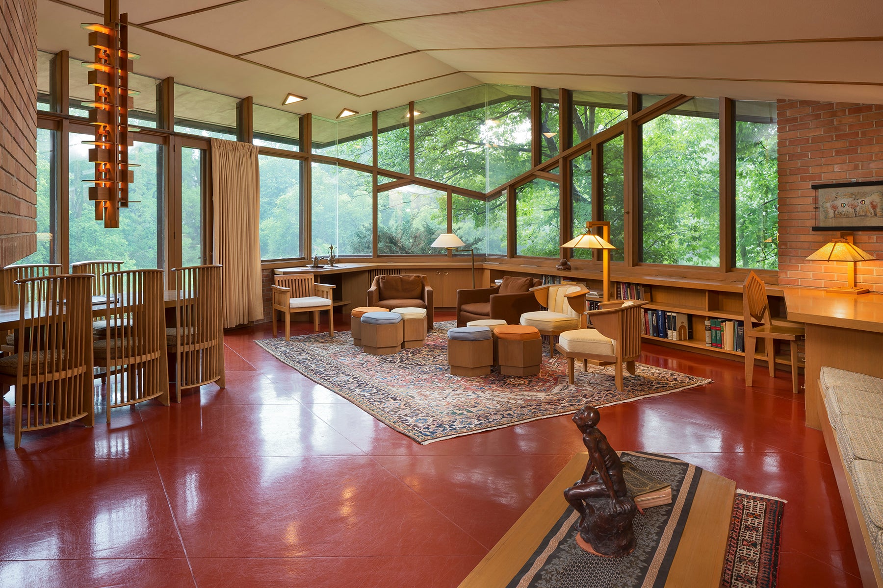 The original owners of a Frank Lloyd Wright-designed dream