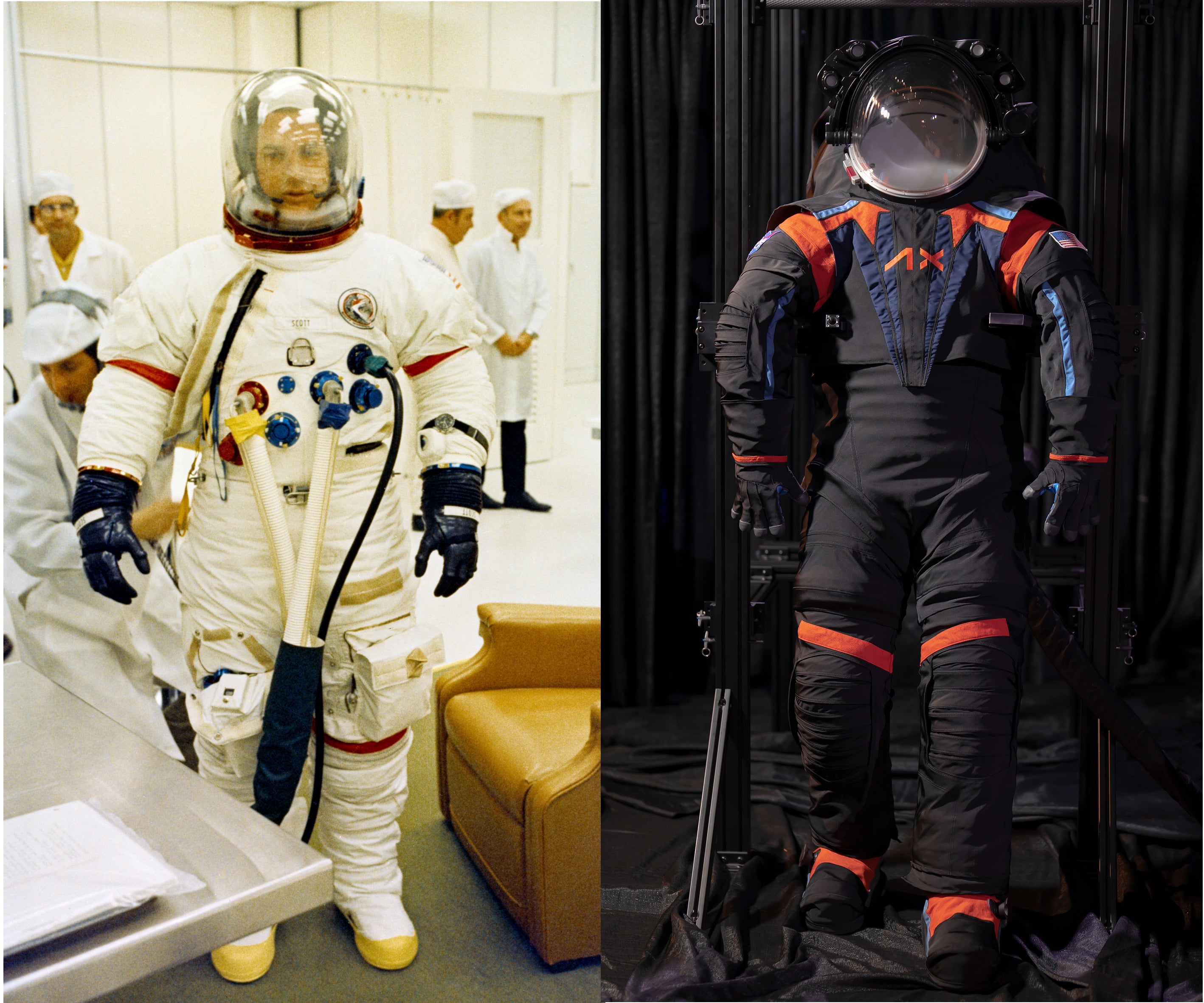 How does NASA's new Moon suit compare to the original?