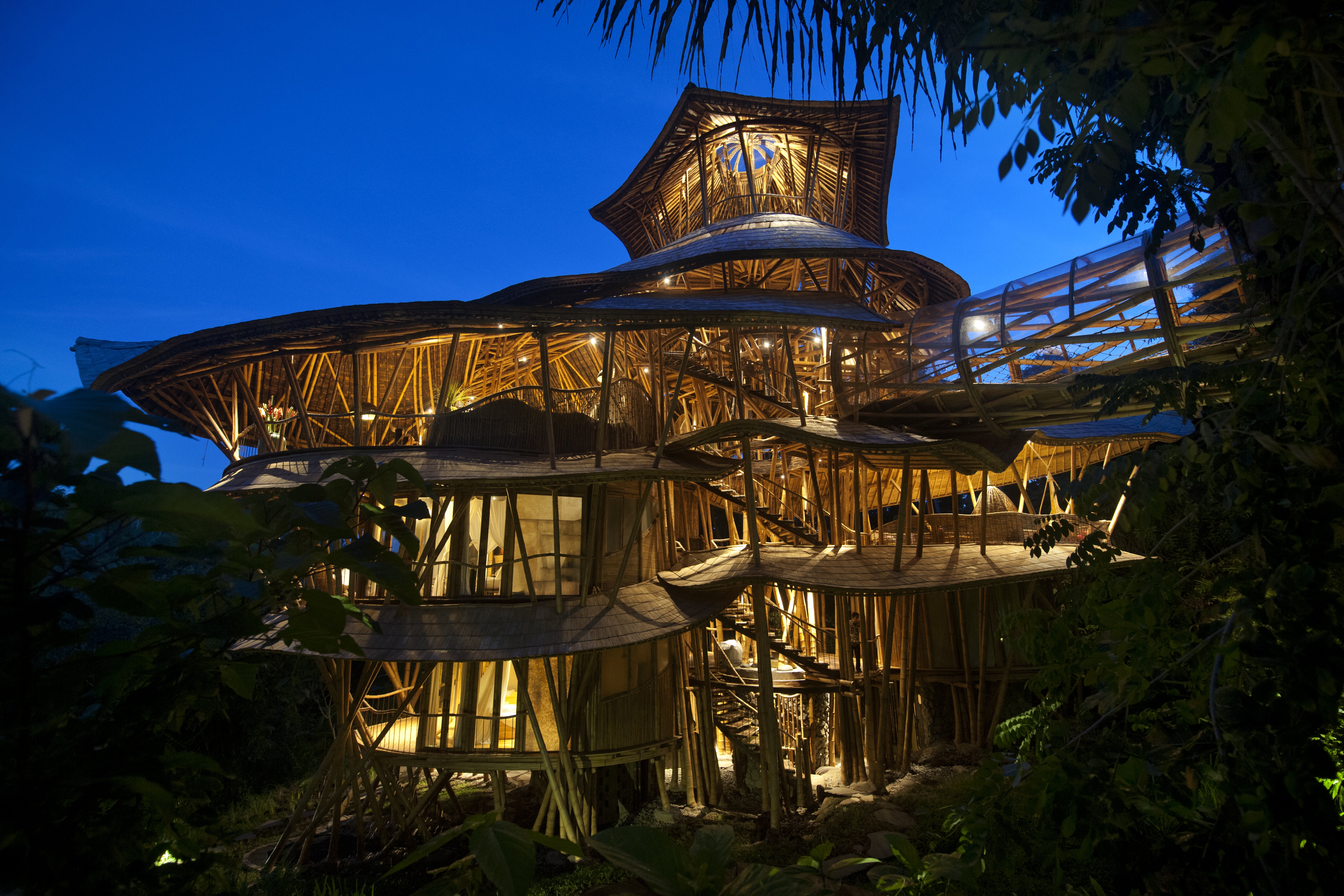 Bali's bamboo architecture is sustainable—and spectacular