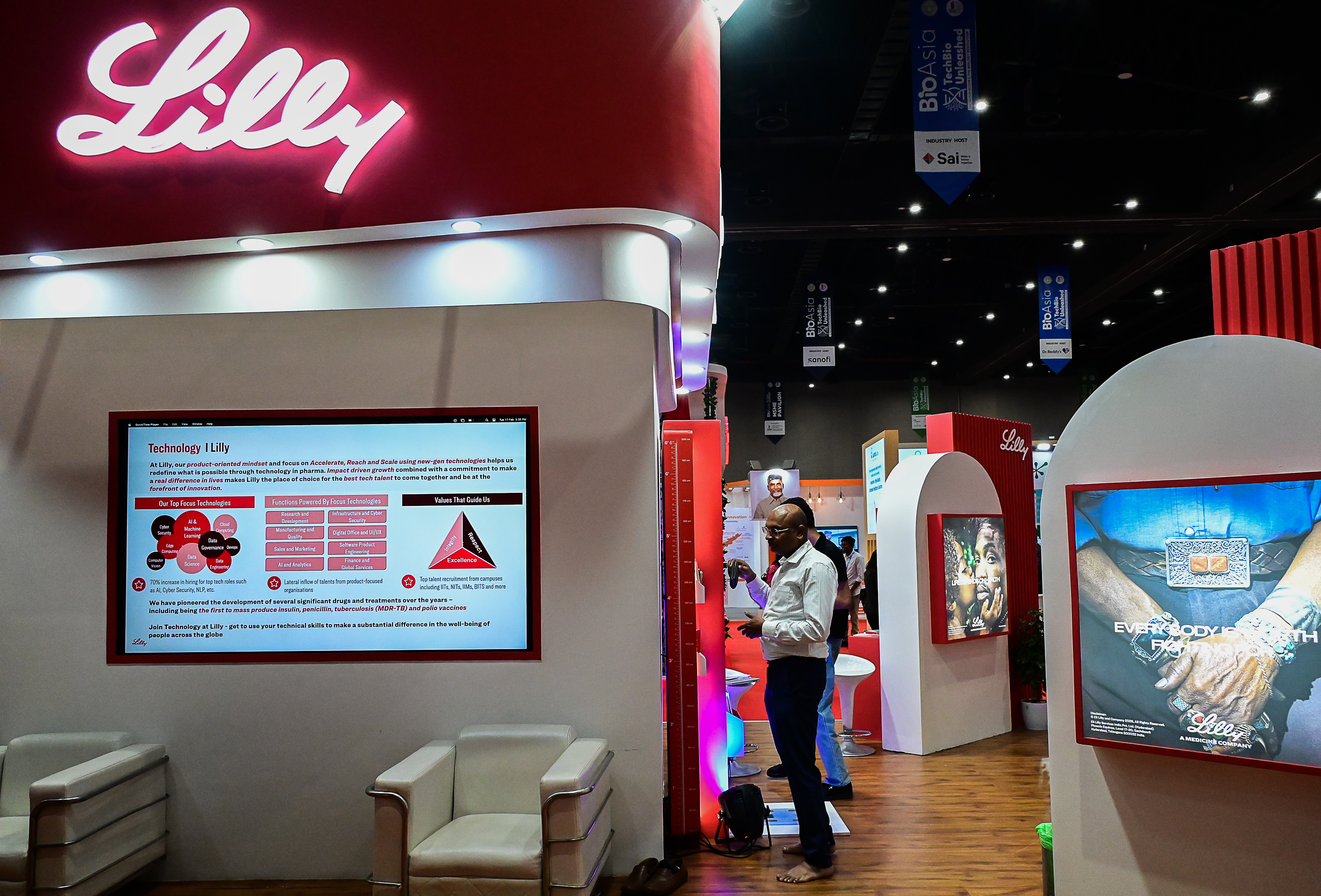 eli lilly retatrutide Eli Lilly's retatrutide cuts weight by 17% in diabetes trial