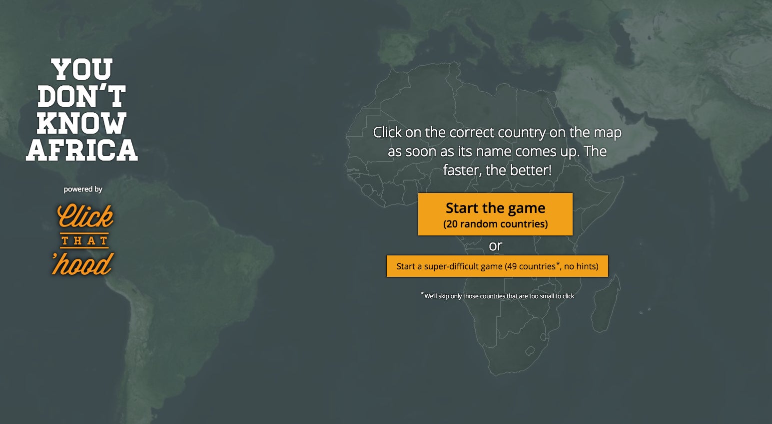 Quiz: Do you know Africa as well as you think you do?, image size:1545x850