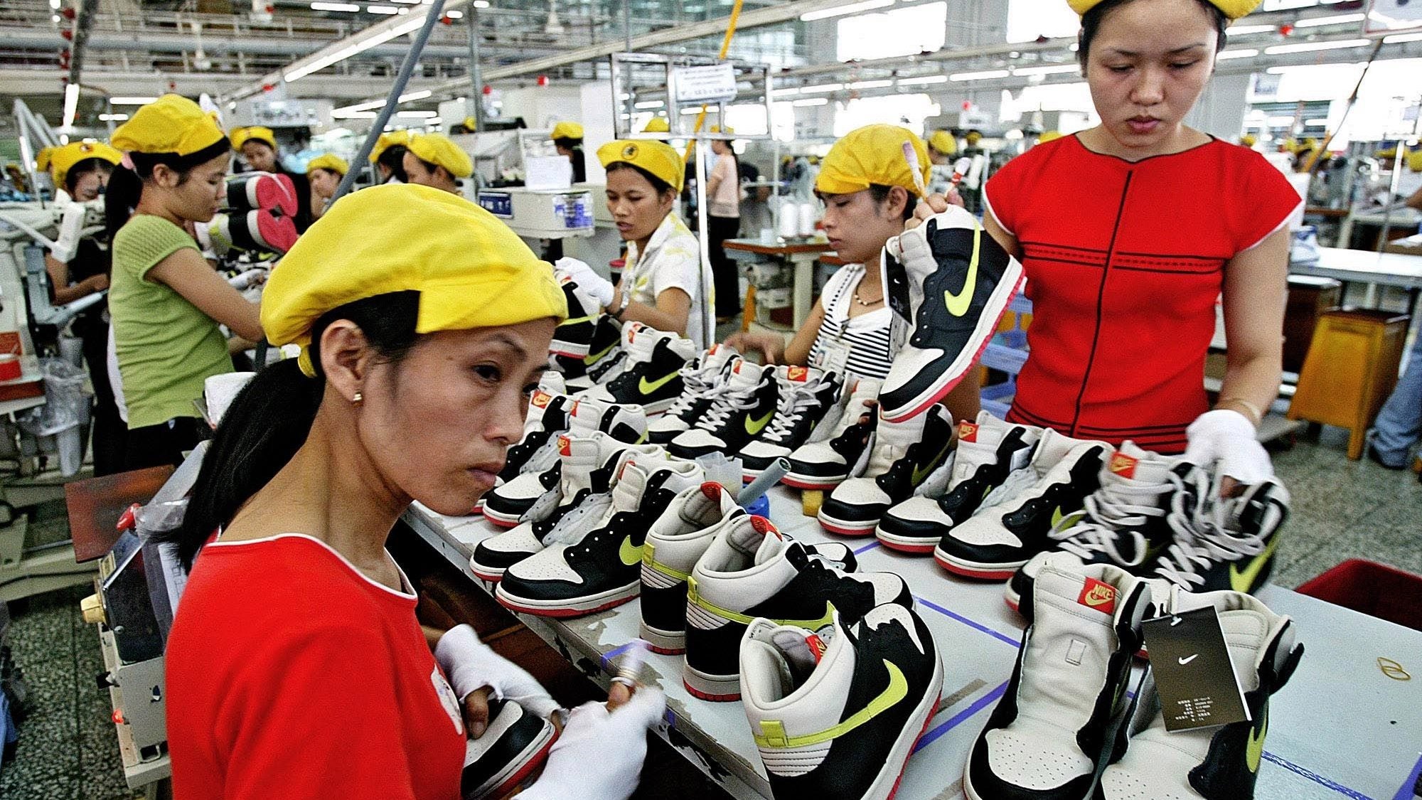 nike shoe factory